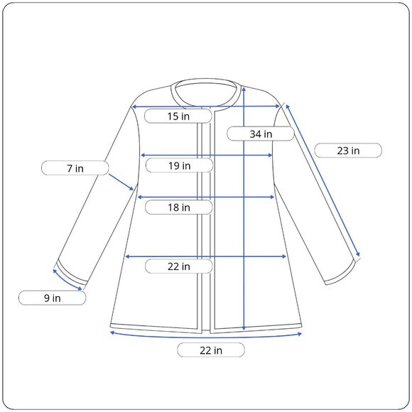 Tahari Arthur S. Levine Black Embroidered 3/4 Sleeve Open Front Womens Coat Size - Picture 8 of 8